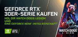 Watch Dogs: Legion zu NVIDIA GeForce RTX 3000-Series-Grafikkarten dazu erhalten!