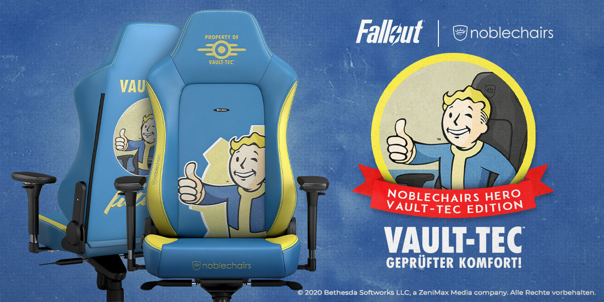 noblechairs fallout edition gaming chair