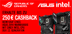 ASUS Z690-Mainboards + Intel 12. Gen-Prozessor (Alder Lake) mit bis zu 250 Euro Cashback!