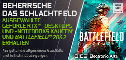 Battlefield 2042 jetzt zu PC-Systemen und Notebooks mit qualifizierten NVIDIA GeForce RTX 3000-GPUs dazu erhalten!