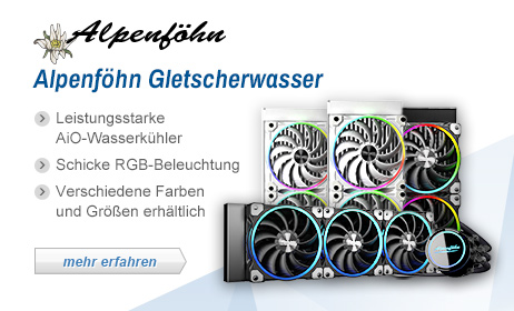 Alpenföhn Gletscherwasser