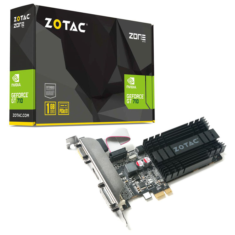 ZOTAC GeForce GT 710, 1024 MB DDR3 