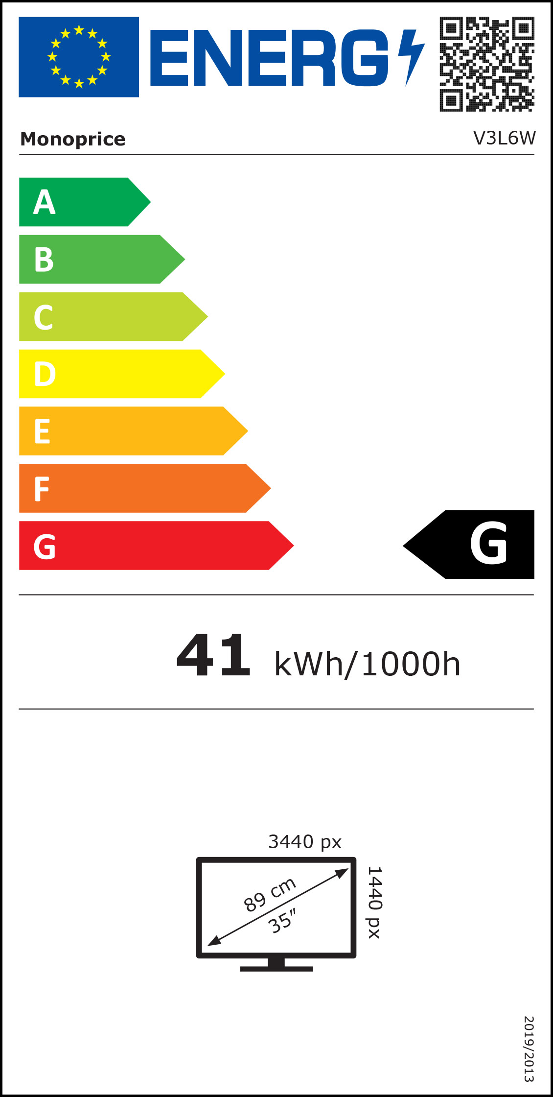 Monoprice Zero-G, 88,90 cm (35 Zoll 