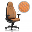 noblechairs ICON Real Leather Gaming Chair - Cognac/Black