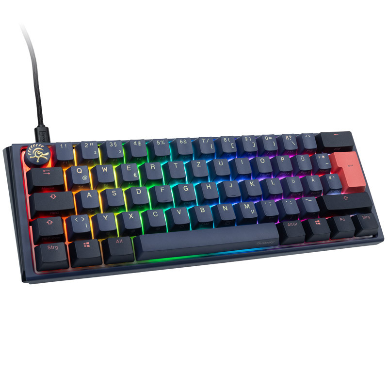 Ducky One 3 Cosmic Blue Mini Gaming Tastatur RGB LED DKON2161ST 