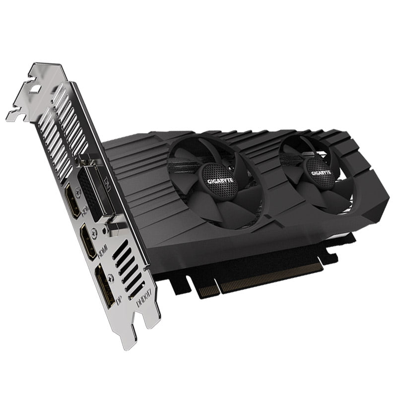 GIGABYTE GeForce GTX 1650 D6 OC, 4096 MB GDDR6, Low Profile | CASEKING.de
