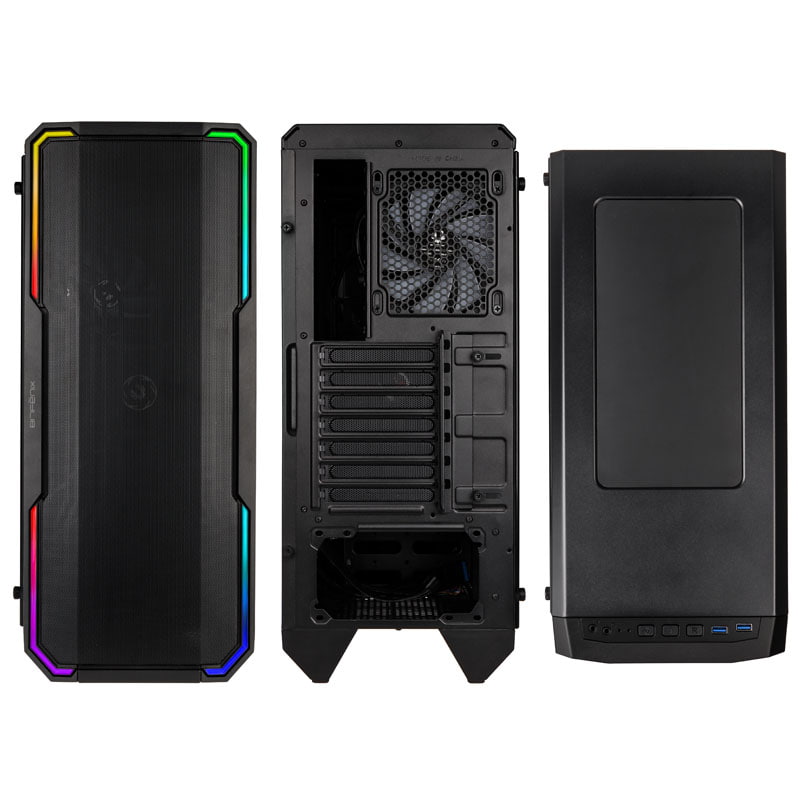 BitFenix Enso Mesh RGB Midi Tower, Tempered Glass sc… BitFenix Enso Mesh RGB Midi Tower, Tempered Glass sc…