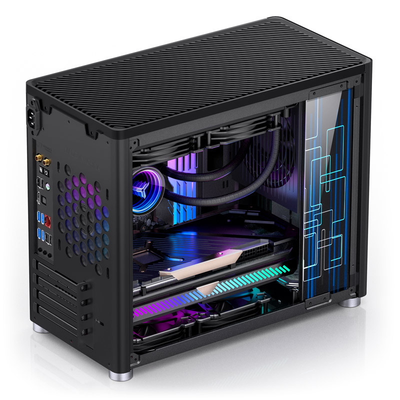 Jonsbo D Micro Atx Case Tempered Glass Black Caseking De