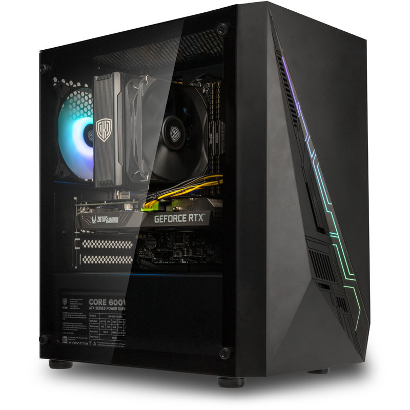 King Mod Systems Gaming-PC Illusionist, Intel i5-12400F, RTX 3060 12GB - Fertig-PC