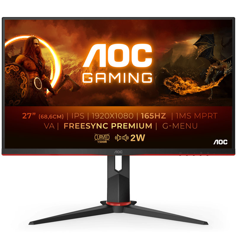 Aoc C27g2ae 68 58 Cm 27 Zoll Curved 165hz Freesy